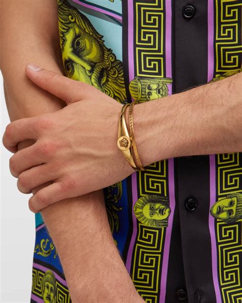 cheap mens versace bracelet|versace necklaces men's.